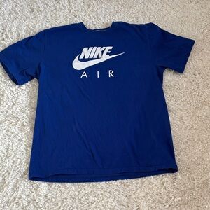 NWOT Nike Royal Blue T-Shirt with White Air Logo